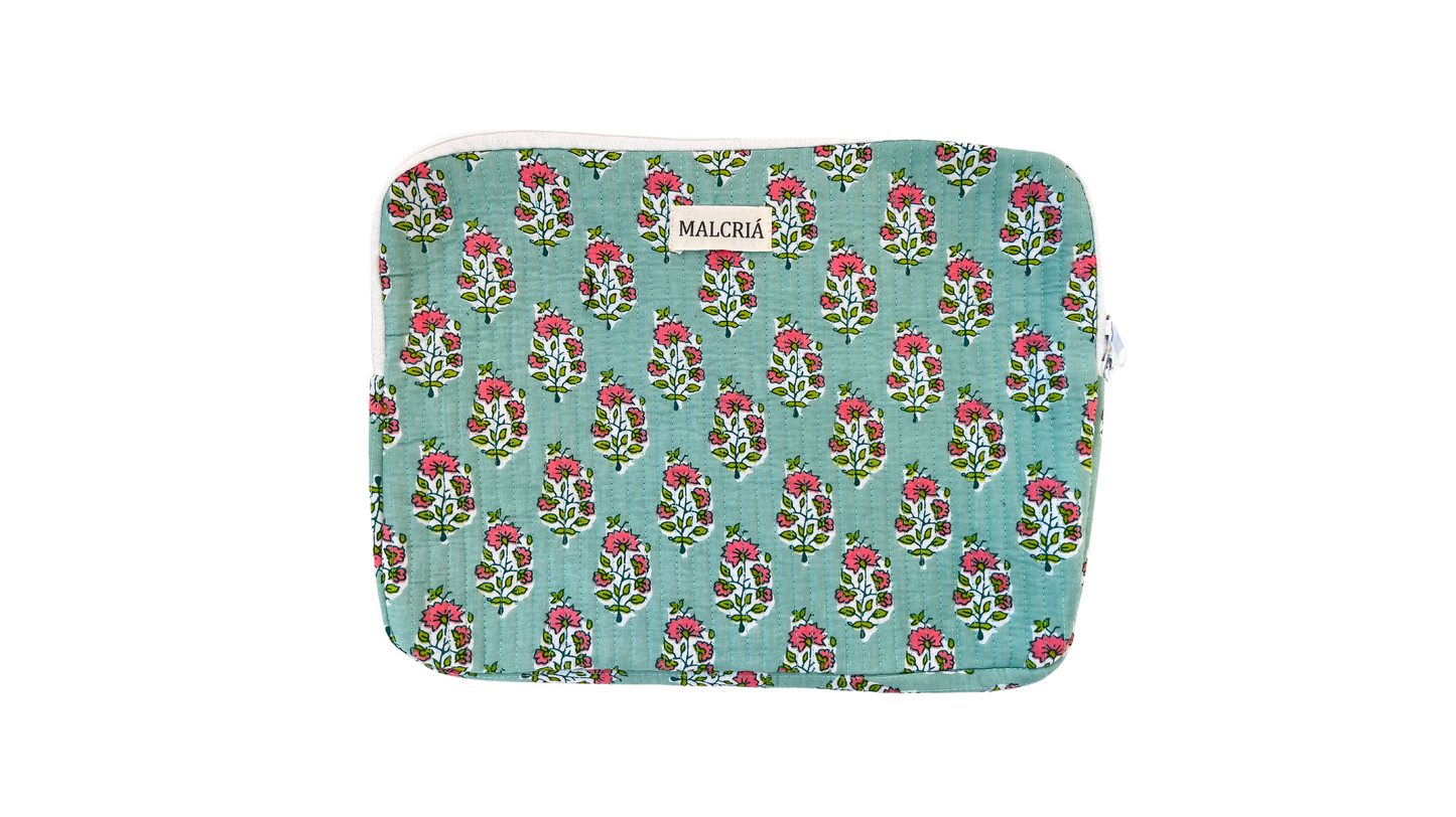 FUNDA PORTATIL (14") Iris turquesa