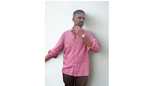 CAMISA ALGODON FRESA