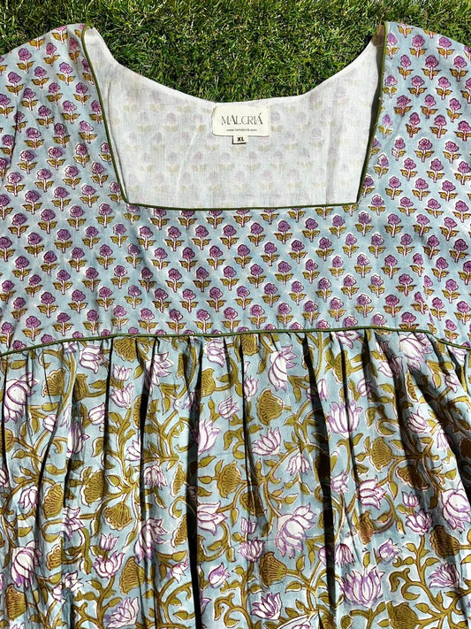 VESTIDO BOLONIA Celeste