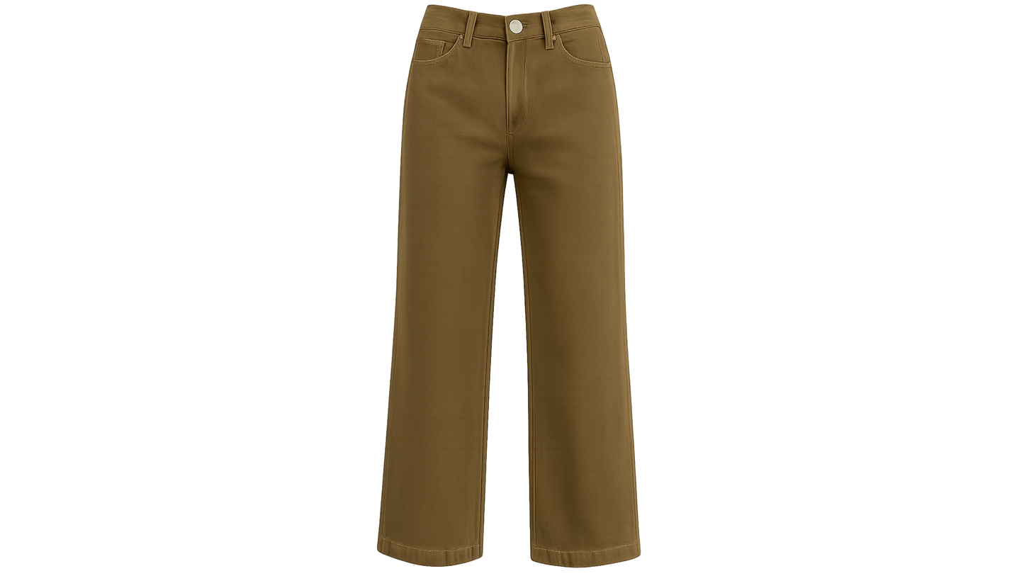 Pantalon Flare Camel