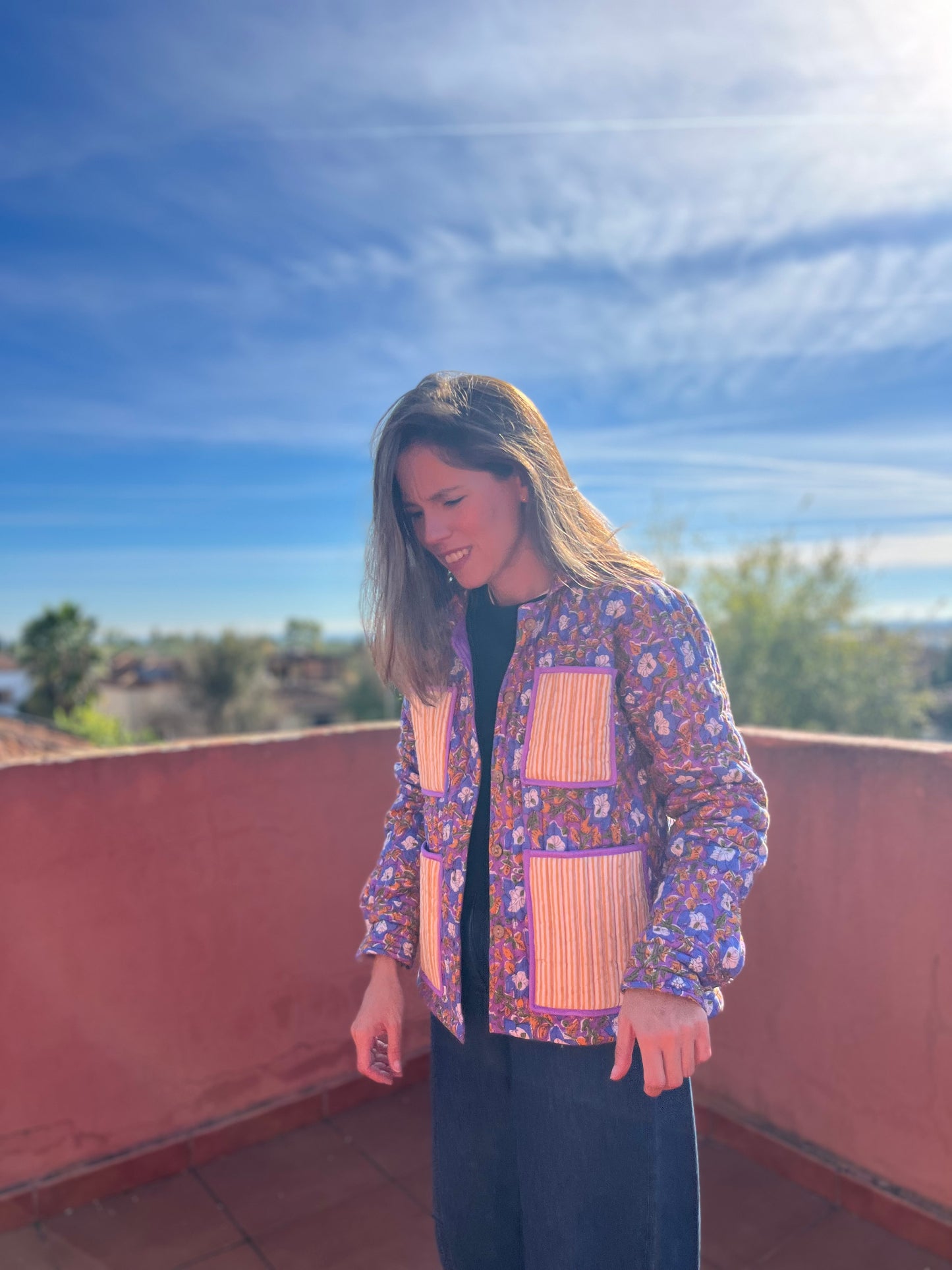 Chaqueta Rita morada