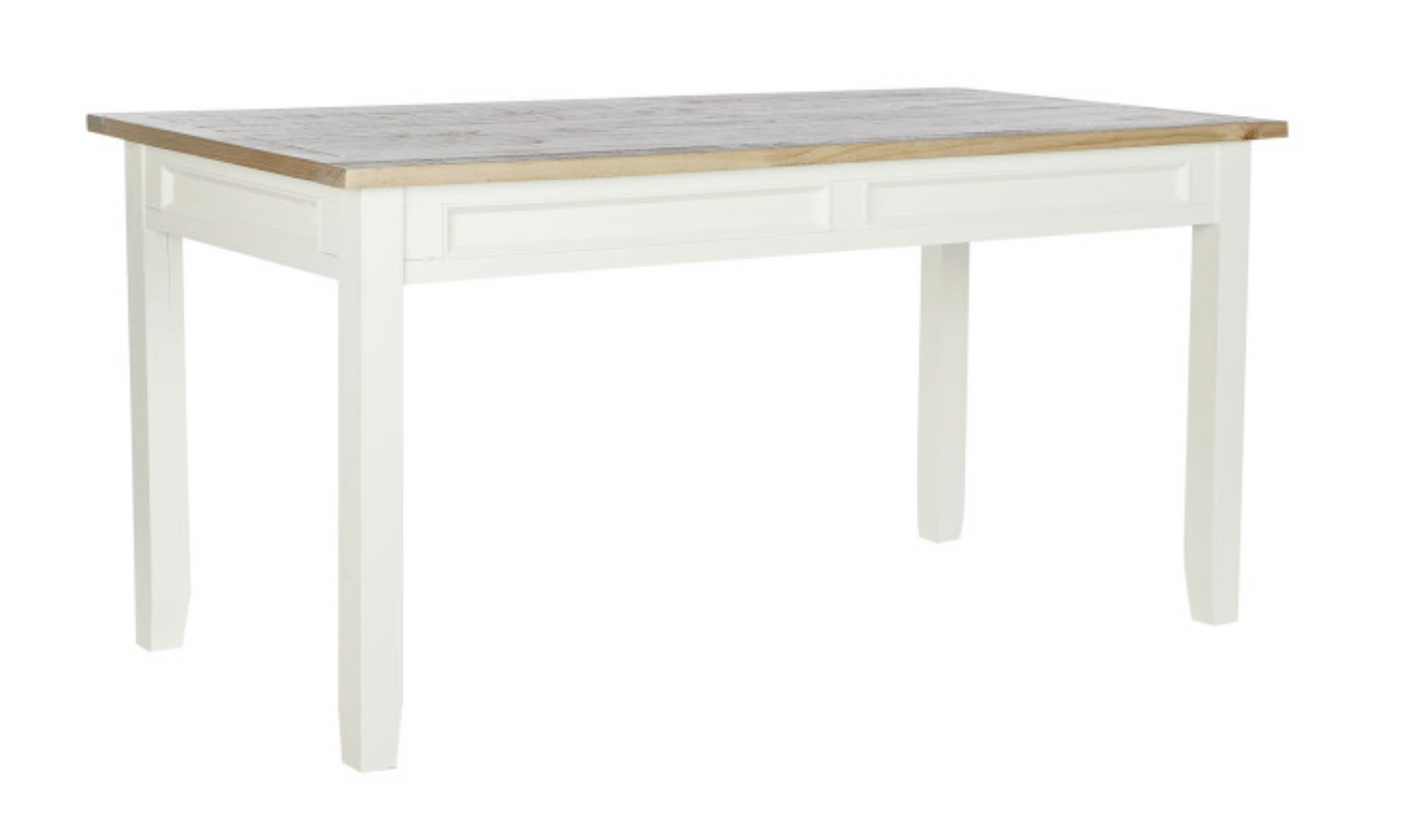 MESA COMEDOR PAULOWNIA 160X80X79 BEIGE