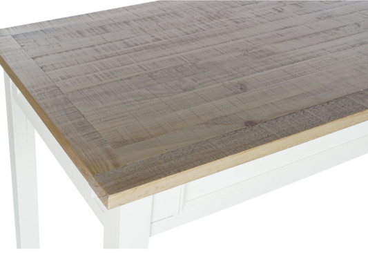 MESA COMEDOR PAULOWNIA 160X80X79 BEIGE