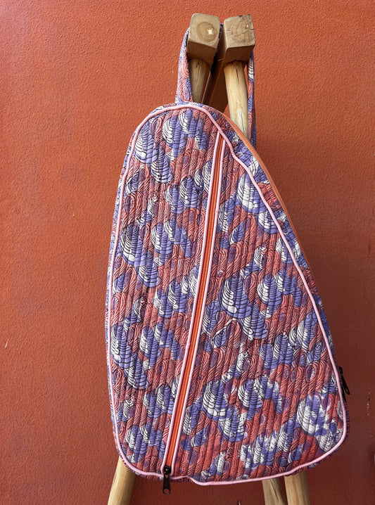 Funda de pala de padel coral