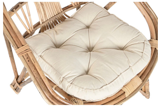 SILLA BAMBU RATAN 63X55X90