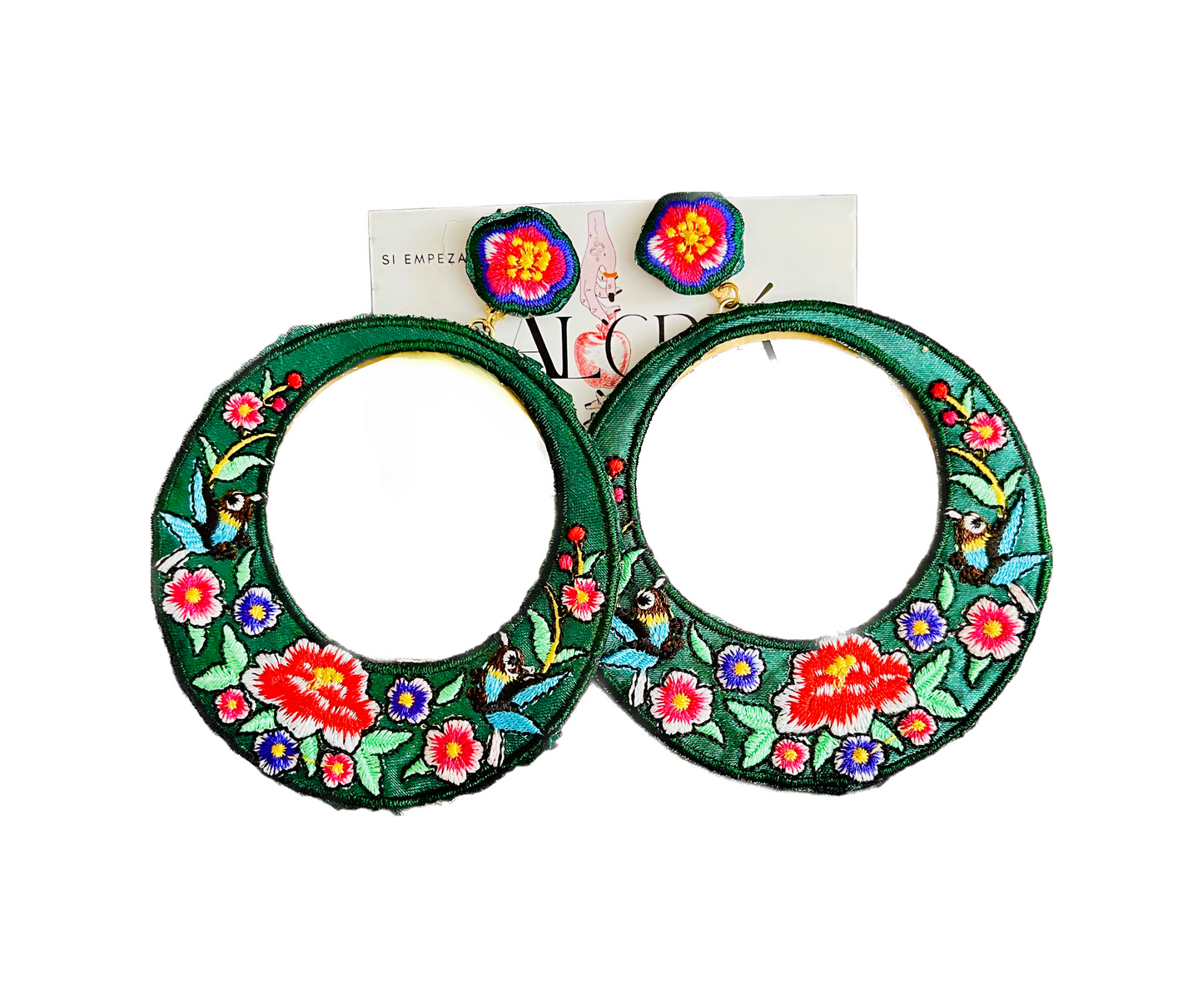 Pendientes Pascual Marquez verdes - Malcriá