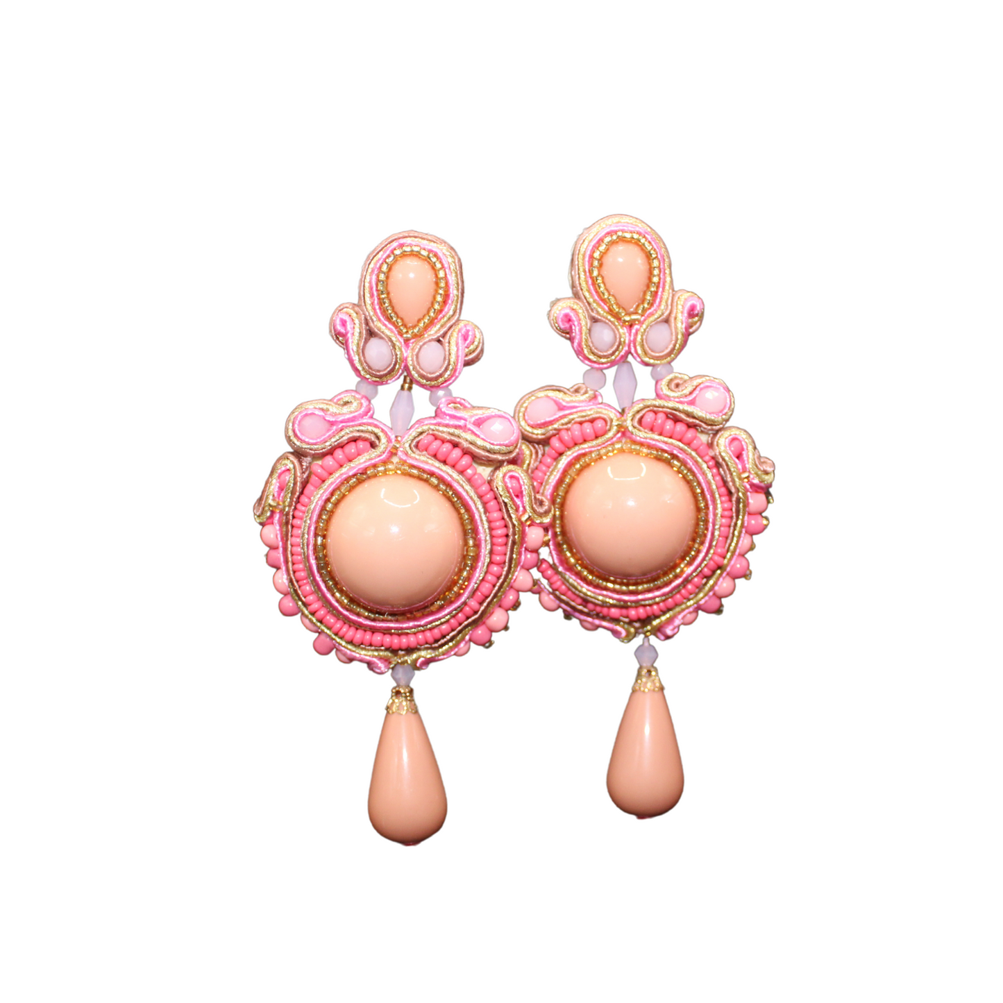 Pendiente Juan Belmonte Rosa - Malcriá