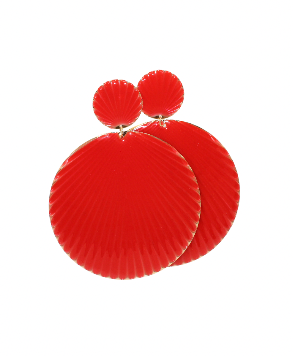 Pendiente Bombita Rojo - Malcriá