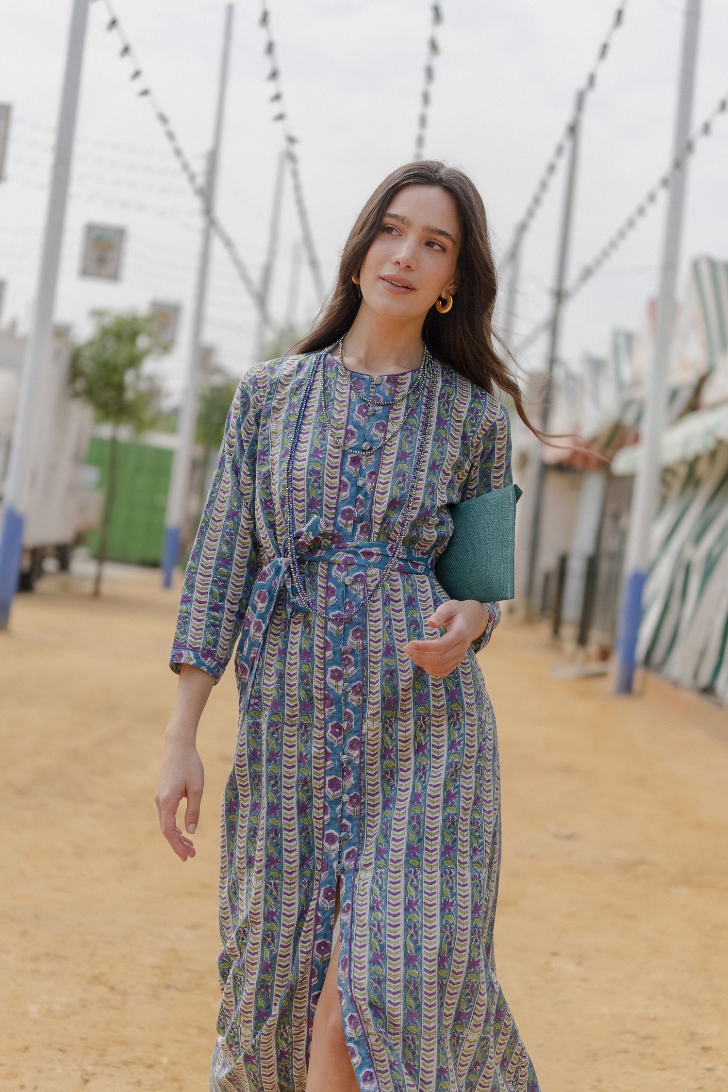 VESTIDOS BLOCK PRINT Algodón