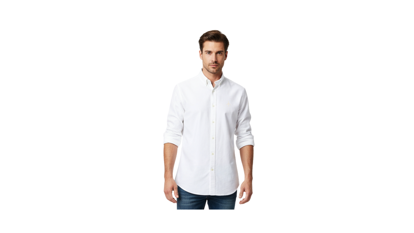 CAMISA OXFORD  BLANCO