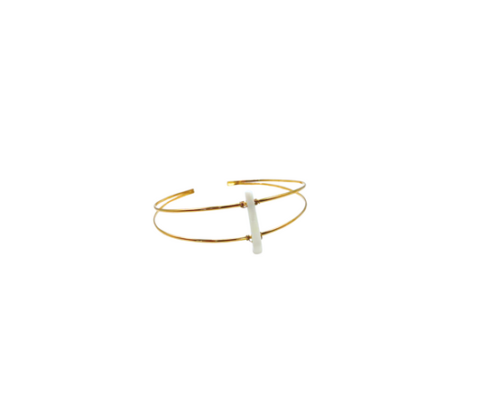 Choker con Piedra Blanca