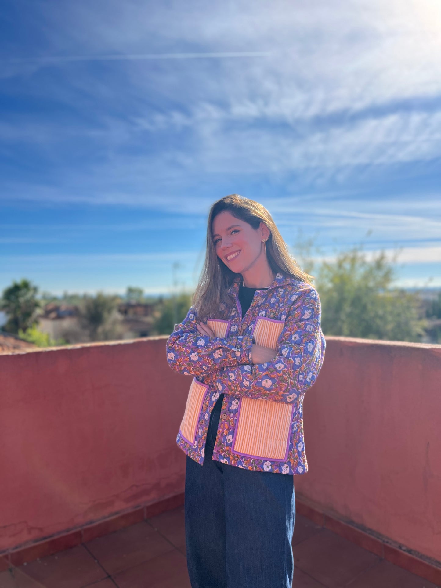 Chaqueta Rita morada