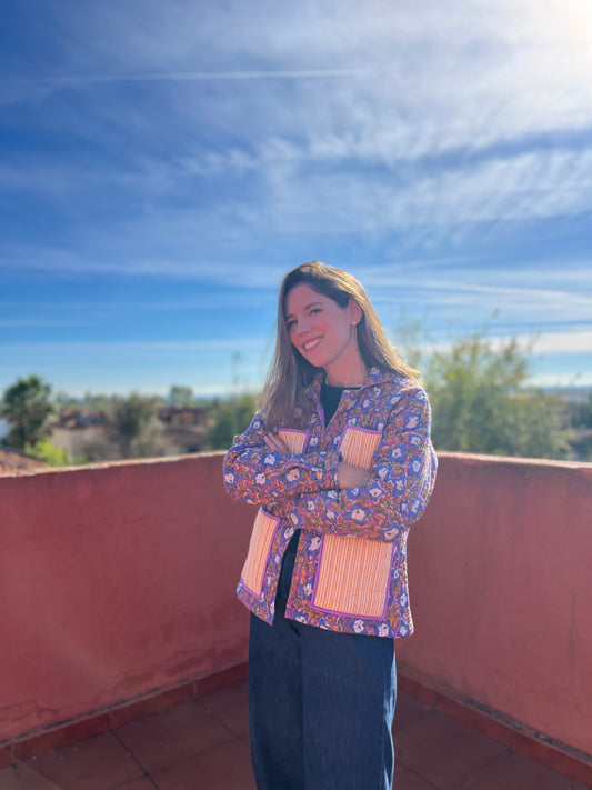 Chaqueta Rita morada