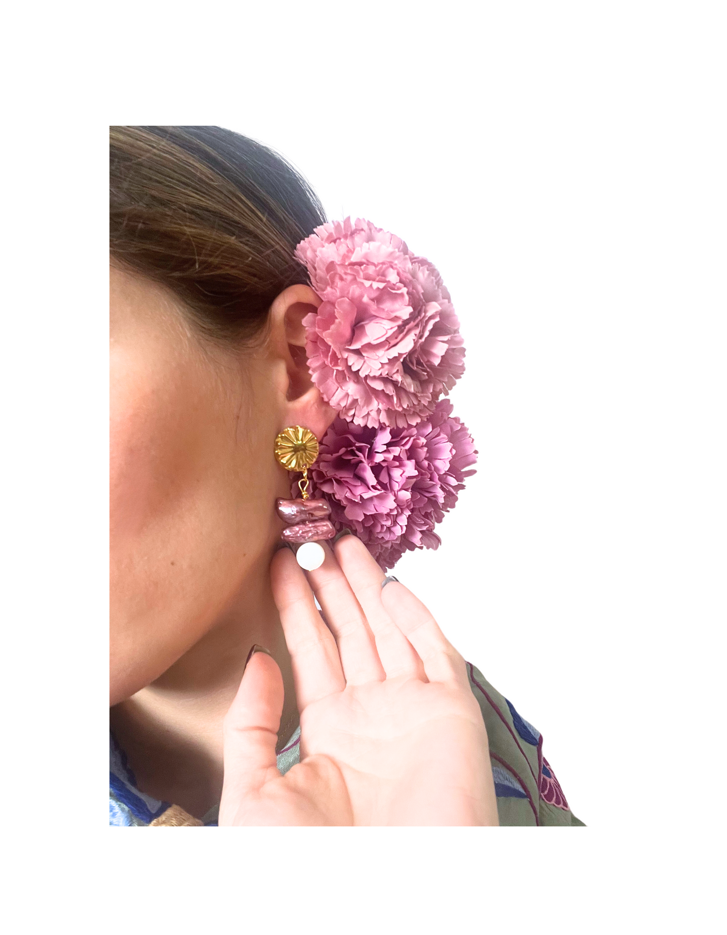 Mauve Earring