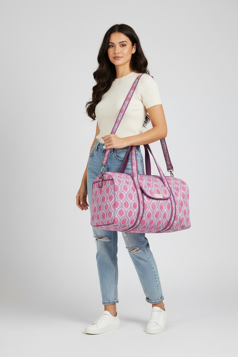 Bolsa de viaje Siena MAXI ROSA