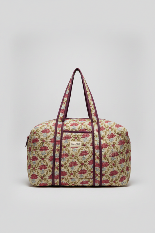 Bolsa de viaje Siena VERDE Y BURDEOS