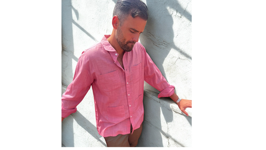 CAMISA ALGODON FRESA