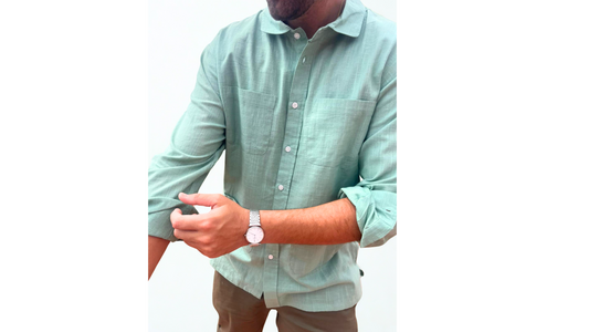 CAMISA ALGODON VERDE
