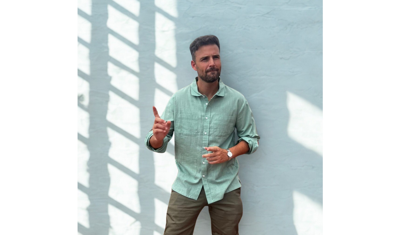 CAMISA ALGODON VERDE