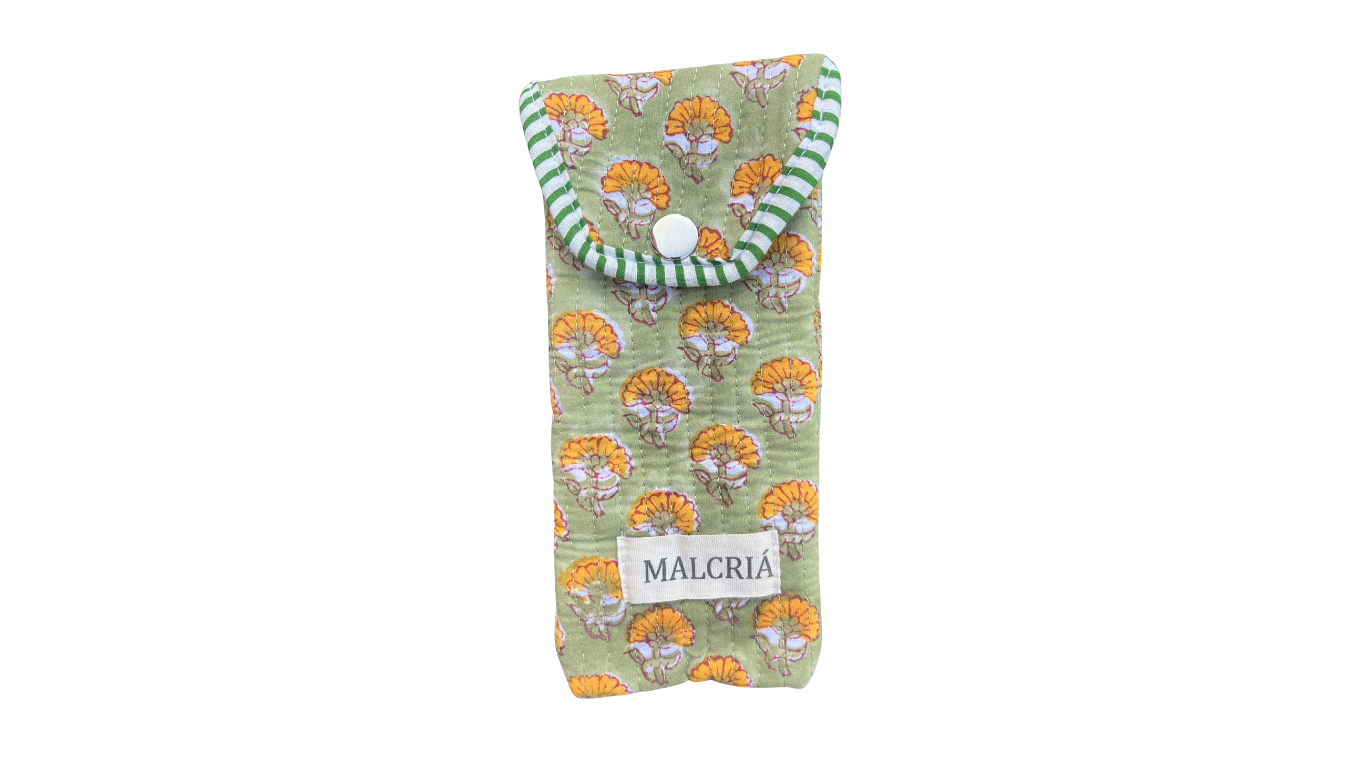Funda de gafas Sinaí verde y amarillo