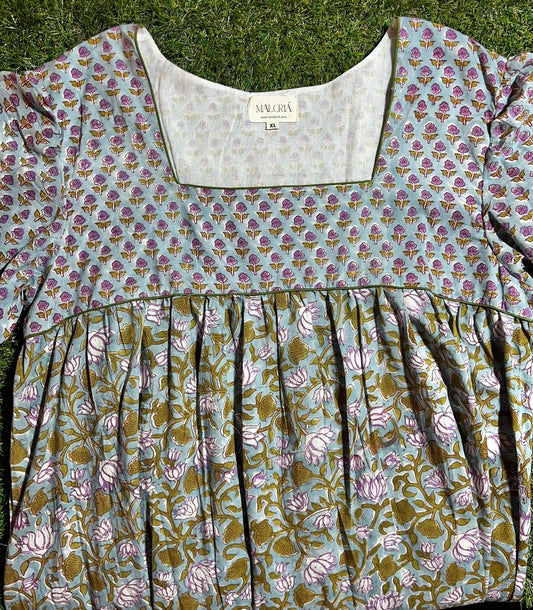 VESTIDO BOLONIA Celeste