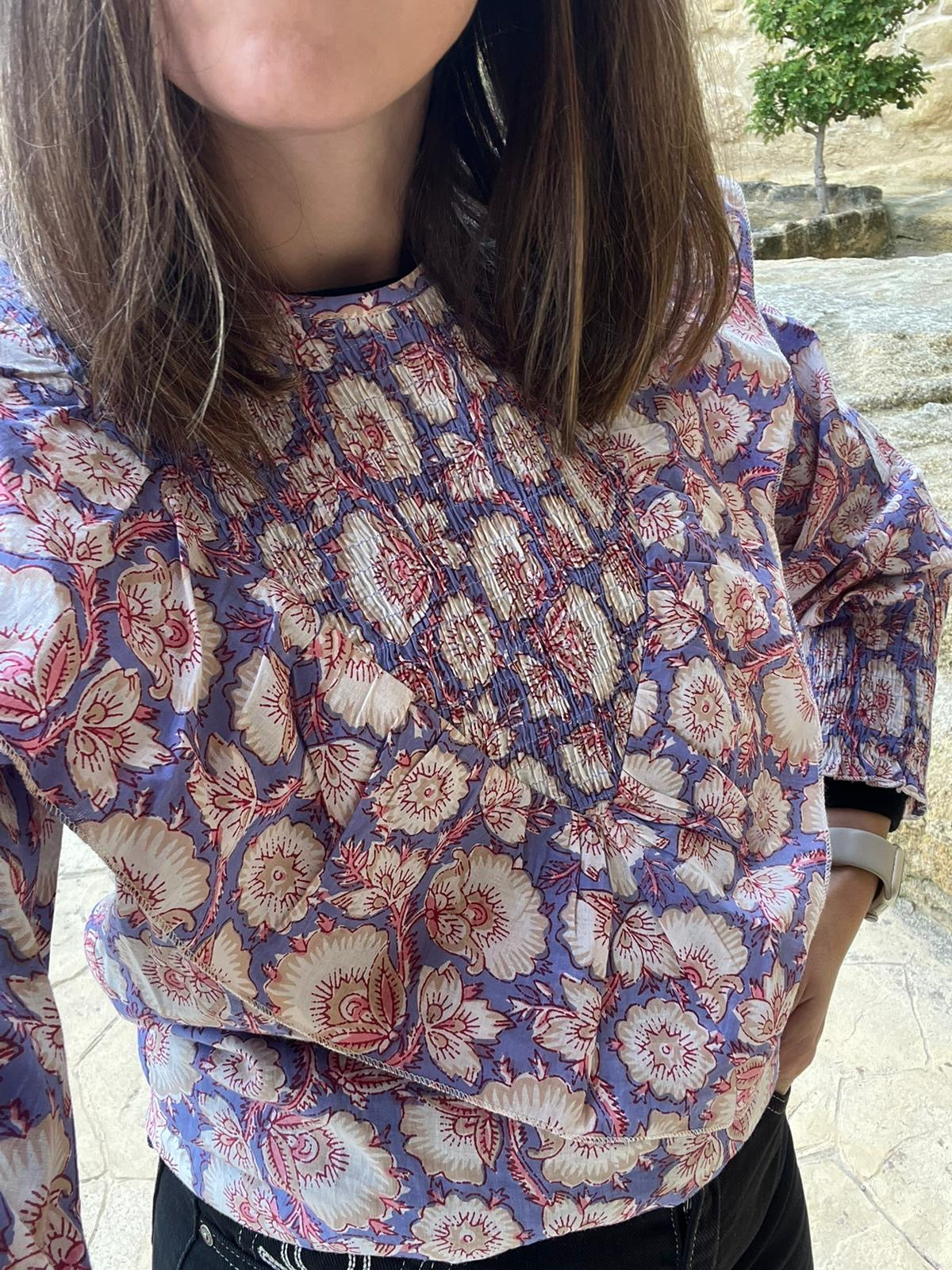 Camisa Vicenza - Azul flor - Malcriá