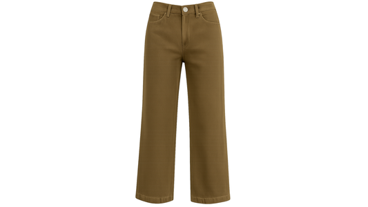 Pantalon Flare Camel