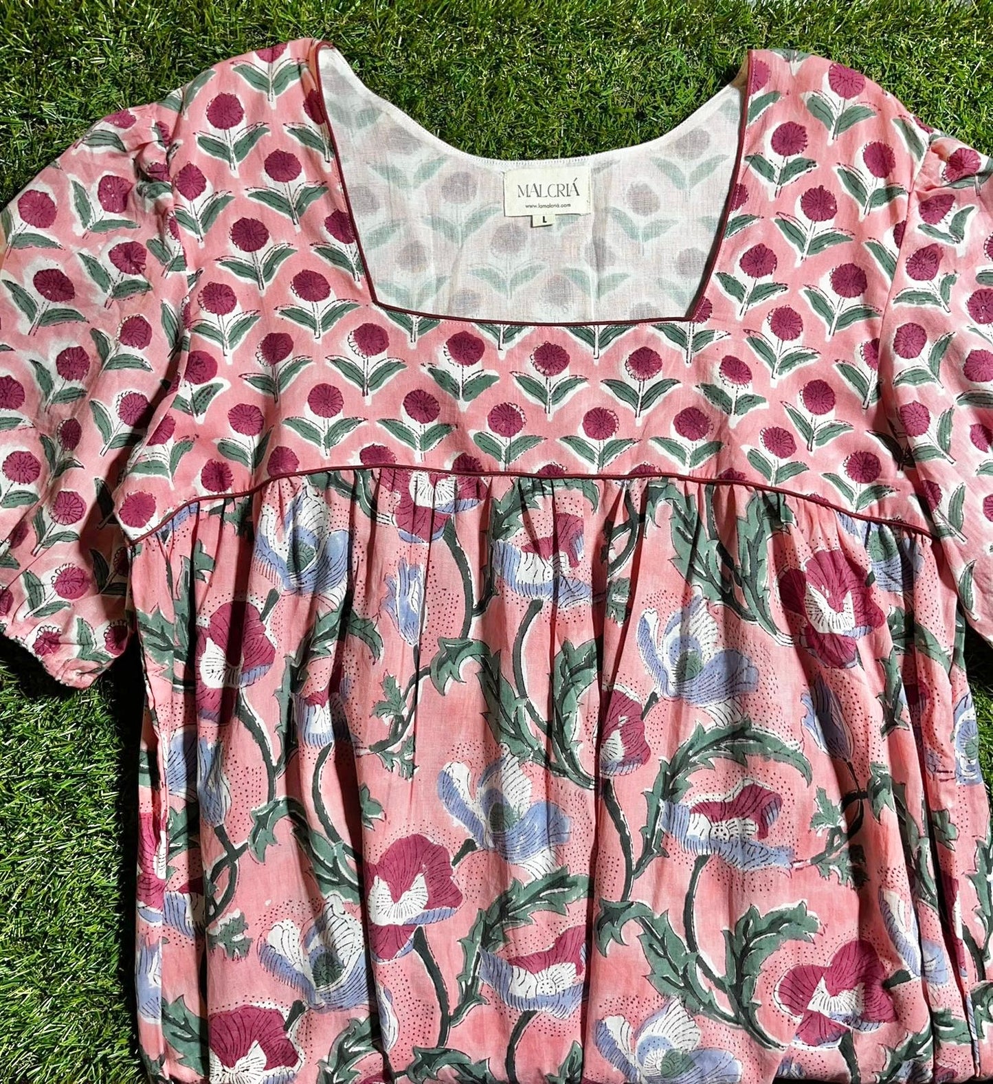 VESTIDO BOLONIA Salmon
