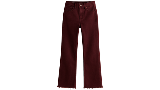 Pantalon Flare Burgundi