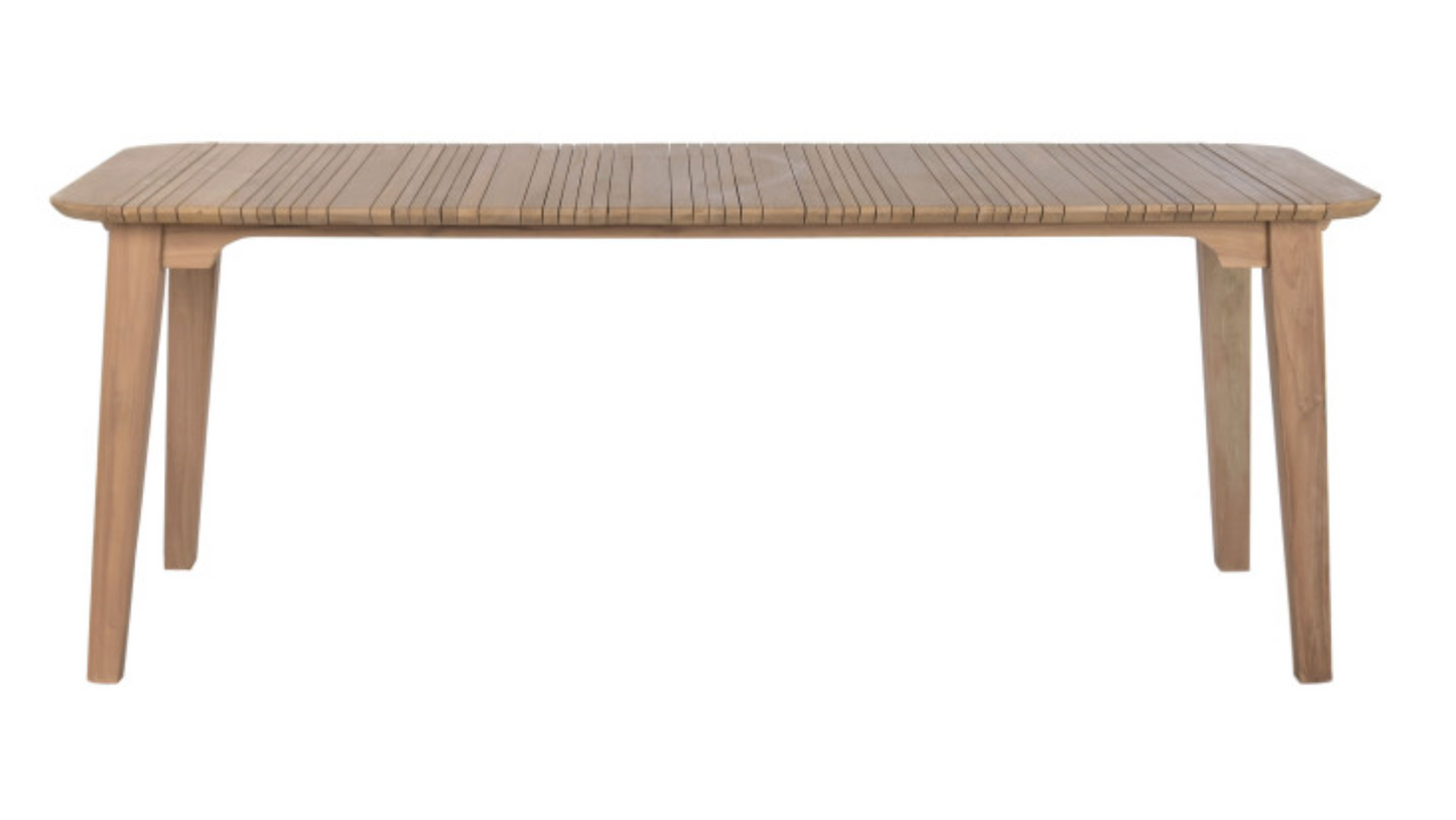 MESA COMEDOR TECA 200X90X74