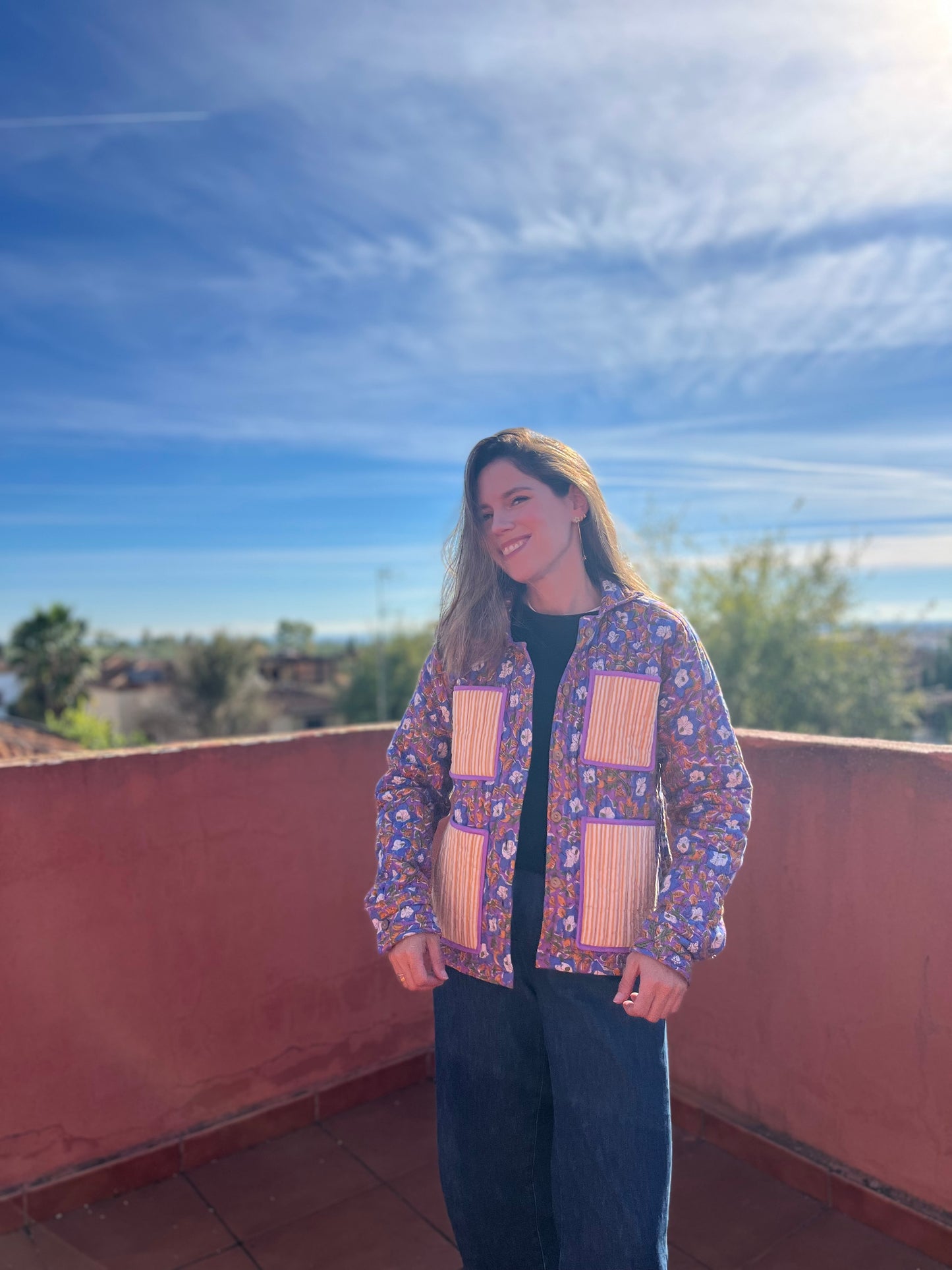 Chaqueta Rita morada