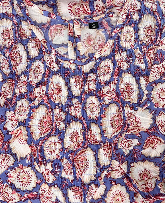 Camisa Vicenza - Azul flor - Malcriá