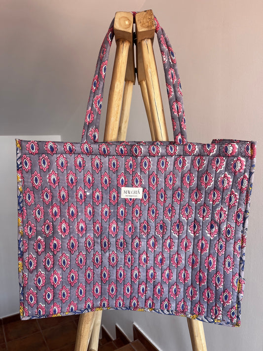 BOLSA DE PLAYA BOLONIA GRIS