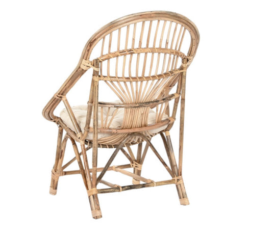 SILLA BAMBU RATAN 63X55X90