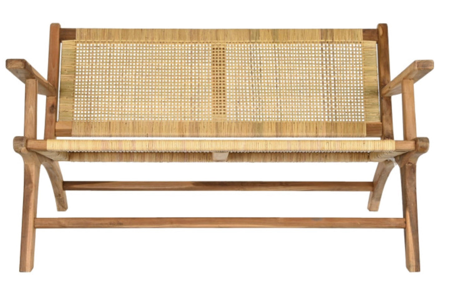 BANCO TECA RATAN 120X76X68 13,00 MARRON